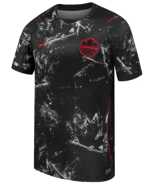 Men 2026 Canada soccer black  jersey->youth soccer jersey->Youth Jersey